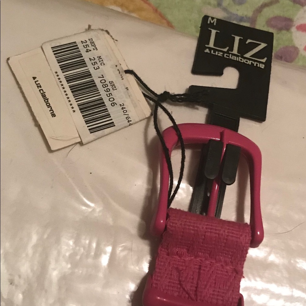 Liz Claiborne Pink Belt Size Medium